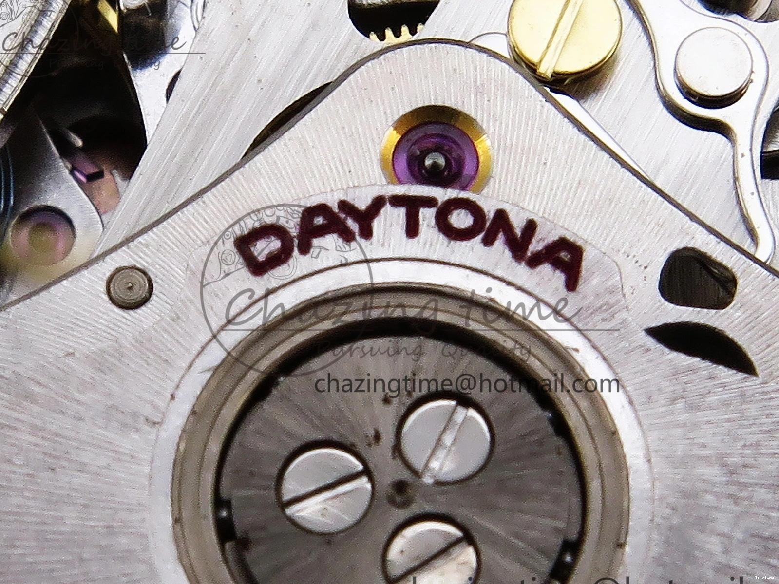 MiroTime 0203 MoistureWicking Daytona AET White Ceramic Case and Bracelet Green Dial SA4130 V 1891